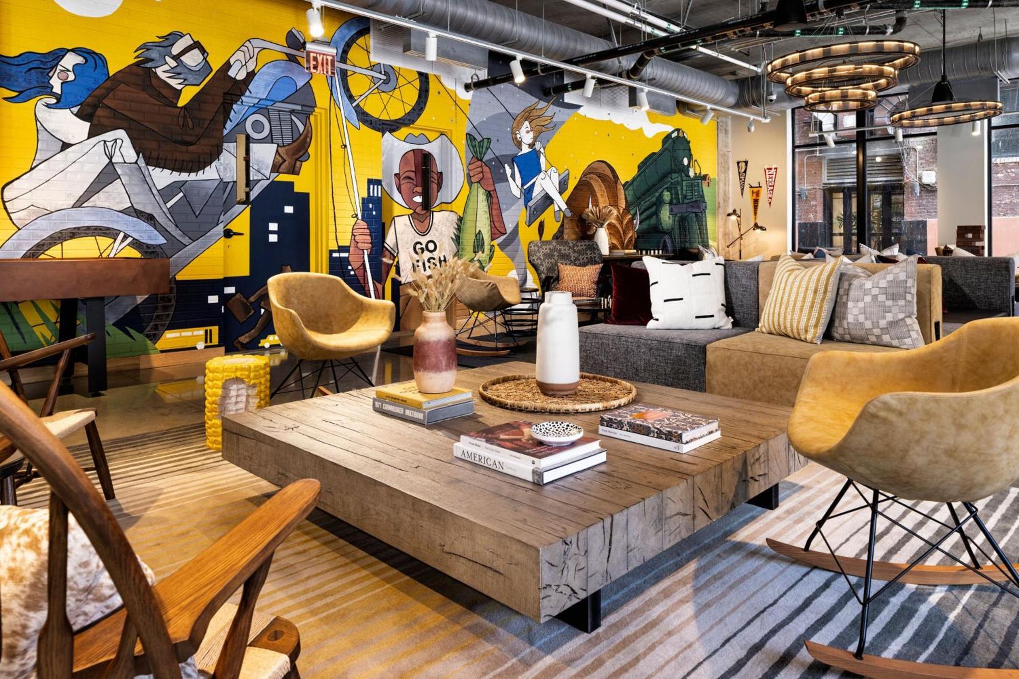 Moxy Omaha Downtown Hotel Bagian luar foto